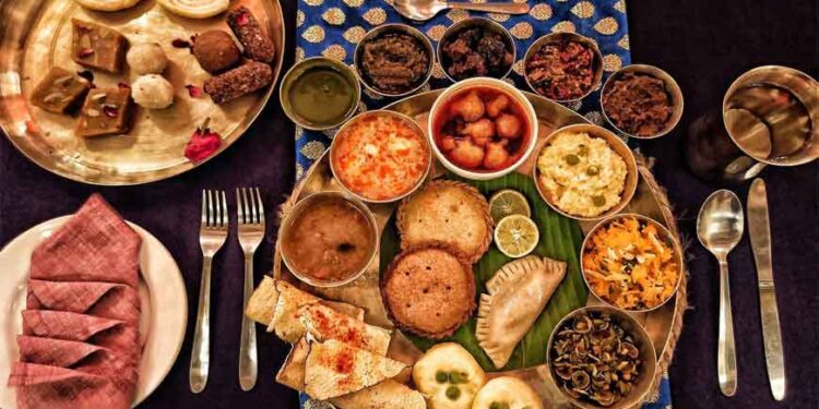 Vegetarian cuisines of India: The meals of the Sheherwali Jains from Murshidabad
