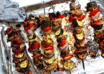 BBQ MY WAY: Grilled Greek hen kabobs