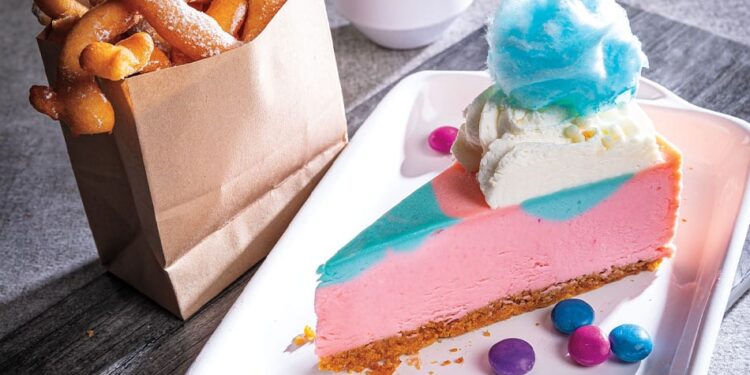 Indulge in Cotton Candy Cheesecake Delight